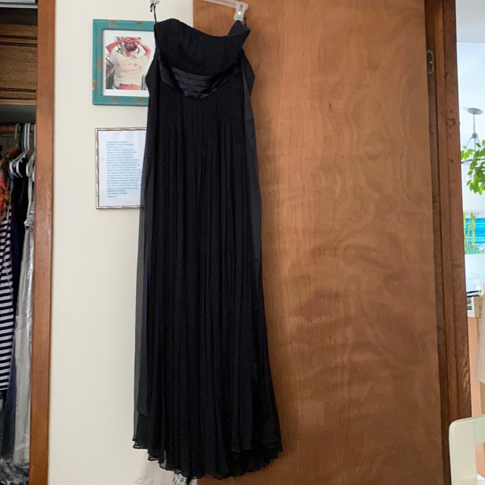 Beautiful silk strapless dress